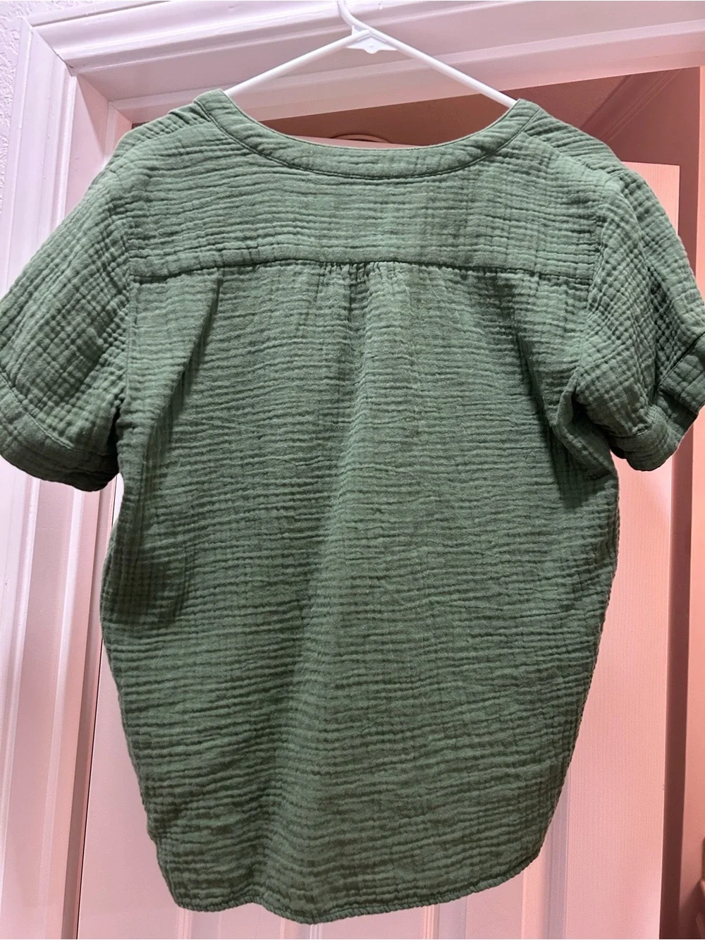 J.Crew Women's Double Gauze Short-Sleeve Pullover Top